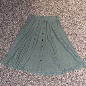 Torrid olive midi skirt Size 00